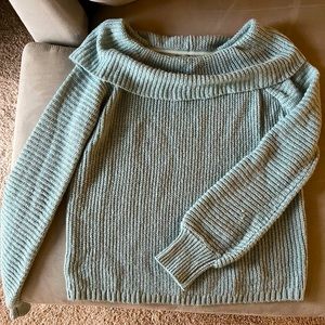 She + Sky Teal Sweater